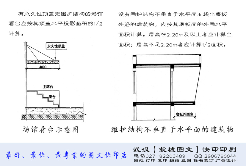 "馆"应是有永久性顶盖和围护结构的,应按单层或多层建筑相关规定计算